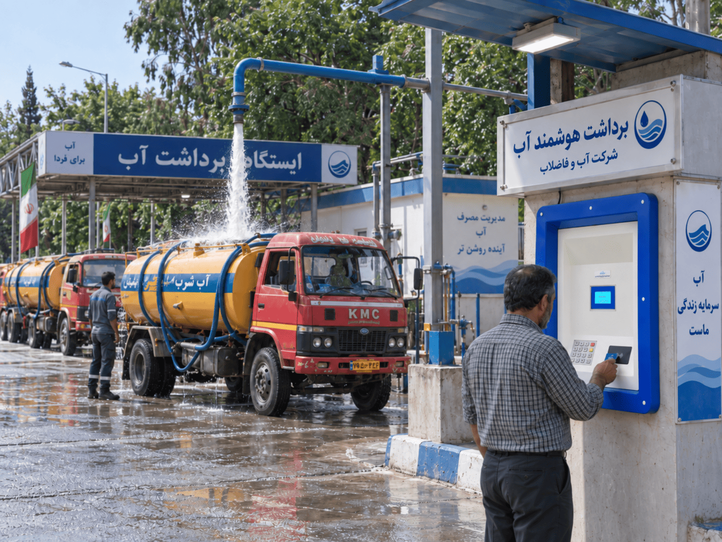 هوشمندسازی برداشت آب، کنترل و مانیتورینگ هوشمند مصرف آب